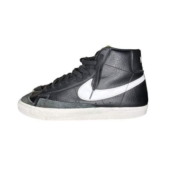 Nike Other - Nike Blazer Mid '77 Vintage BQ6806-002 Black Leather Sneaker Mens Size 12